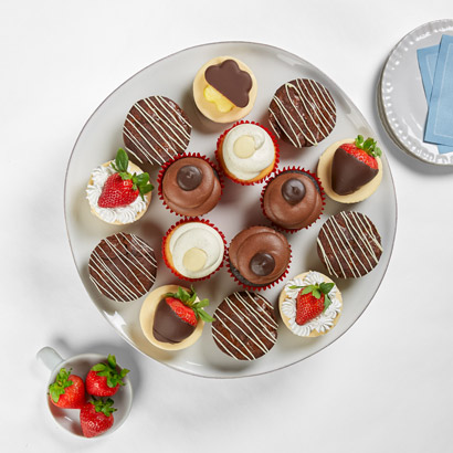 Cupcakes Brownies Cheesecakes Platter
