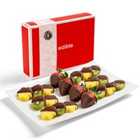 Chocolate Dipped Summer Fruit Trio
