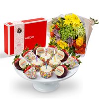 The Perfect Birthday Dipped Berry Gift Set