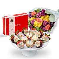 The Perfect Birthday Dipped Berry Gift Set