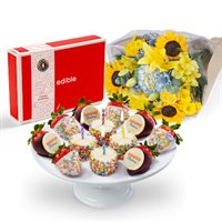 The Perfect Birthday Dipped Berry Gift Set