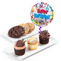 Cupcakes Cookies  Balloon Gift Set