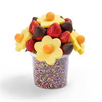 Candy in Bloom Arrangement With Chocolate Sprinkle Bites