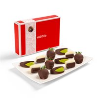 Chocolate Dipped Strawberries, Apples, & Bananas Box
