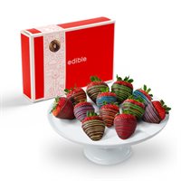 Rainbow Chocolate Covered Strawberries Box