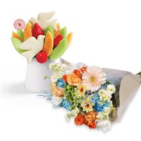Wedding Flowers  Fruit Arrangement Bundle