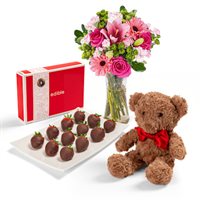 Bobbis Big Celebration Gift Set and Bouquet
