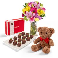 Bobbis Big Celebration Gift Set and Bouquet
