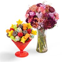 Birthday Wishtini Flowers Gift Set