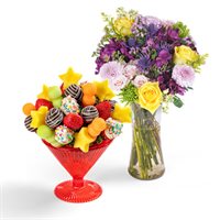 Birthday Wishtini Flowers Gift Set