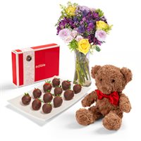 Bobbis Big Celebration Gift Set and Bouquet