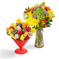 Birthday Wishtini Flowers Gift Set