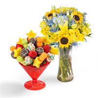 Birthday Wishtini Flowers Gift Set