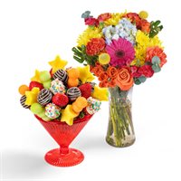 Birthday Wishtini Flowers Gift Set