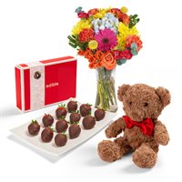 Bobbis Big Celebration Gift Set and Bouquet