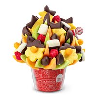 Delicious Celebration Dipped Fruit Delight - Birthday Container
