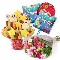Owl Always Love You Fruit  Flowers Bundle