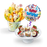 Dipped Fruit  Birthday Balloon Bundle