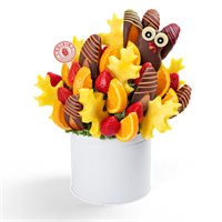 Caramel Fall Fruit Turkey Arrangement