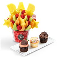 Dads Fresh Fruit Arrangement Gift Set