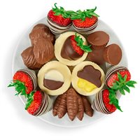 Decadent Cheesecake  Chocolates Platter