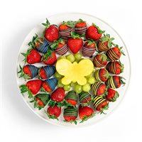 Rainbow and Butterflies Fruit Platter