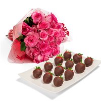 Sweeter by the Dozen Berries  Roses