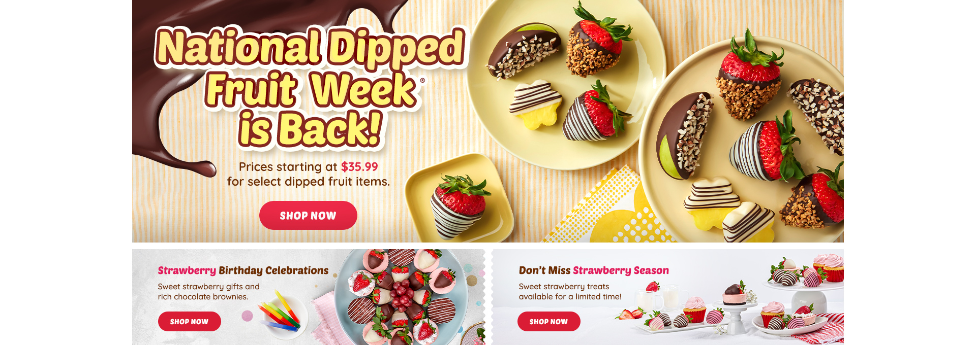 HP DT NDFW, Birthday, Strawberry Desserts